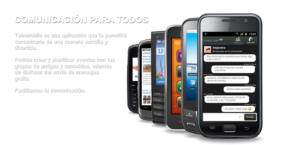 Chat en grupo con emotiSONOs y sms gratis